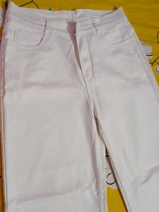 White Wide Leg Pant