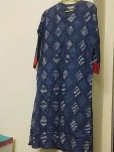 Utsa Kurta Navy Blue
