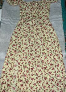 Floral Print Maxi Dress