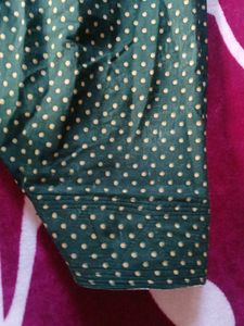green kurta set