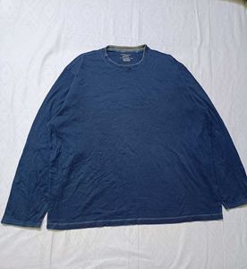 Van Heusen Men's Blue Long Sleeve T-Shirt
