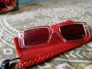 Clear Frame Square Sunglasses