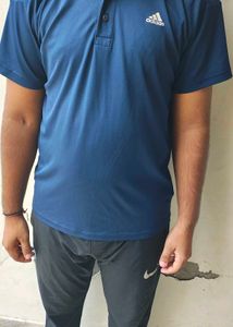 Adidas Blue Polo T-Shirt