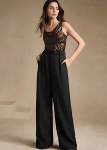 Elegant Black Wide Leg Pants