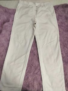Classic White Straight Leg Pants