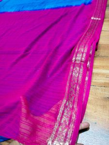 SALE!!Blue &amp; Pink Saree