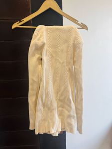 Cream Cable Knit Sweater