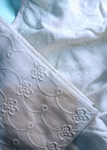 white Embroidered Palazzo