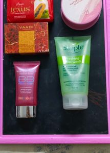 Skincare Bundle: Face Wash, Soap & BB Cream with a
