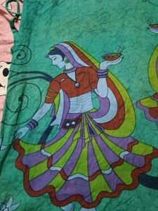 Designer Teal Green Printed Kurta