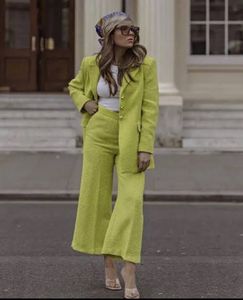 Zara Chic Lime Green Pants (label missing)