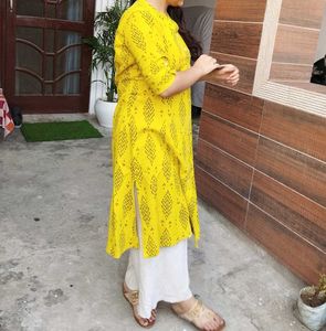 Yellow Kurti