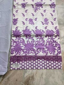 Kavita's Dress Material Lavender Unstitched
