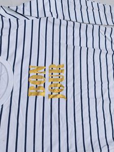 Striped "BON JOUR" Top