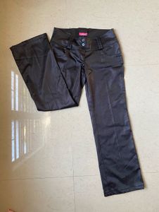 y2k Chic low waist  Shiny Textured Pants