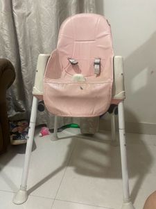 Pink Baby High Chair
