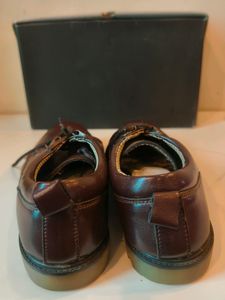 Men's Brown Leather Lace-Up Shoes
