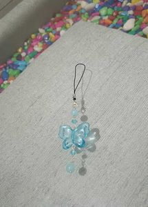 Y2K butterfly phone charm