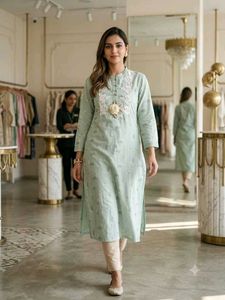 Boho Print Button-Up kurta
