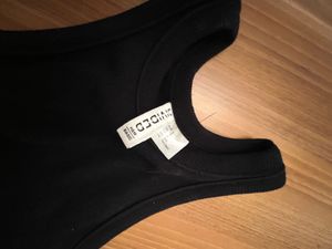 Classic Black Ribbed Tank Top