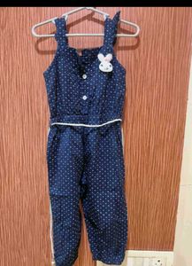 Cute Bunny Print Jumpsuit