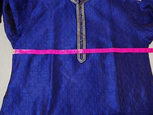 Men's Royal Blue Kurta