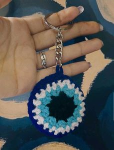 Handmade Evil Eye Keychain