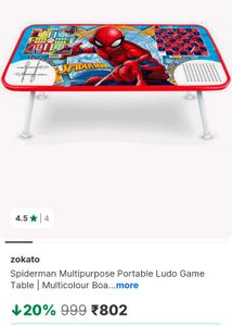 Spider Man portable Ludo game table