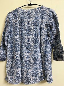 Blue short kurti