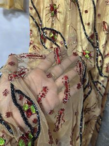 Embellished Gold Kurta and Patiyala
