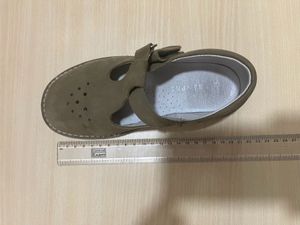 Imported Olive Green T-Strap Shoes From Paris