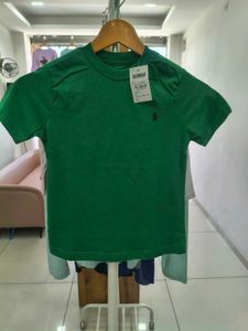 Kids Green Polo T-Shirt