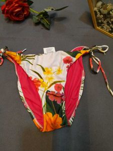Floral Print Tie-Side Bikini Bottom💥