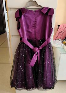 Elegant Purple Party Dress