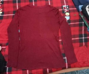 Maroon Long Sleeve T-shirt