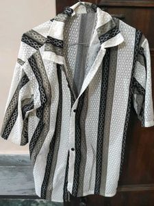 Striped Pattern Men's Shirt