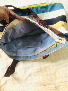 Striped Tote Bag