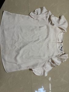 Coast Off-White Cold-Shoulder Ruffle Sleeve