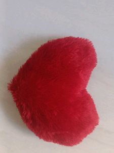 Red Heart Plush Pillow