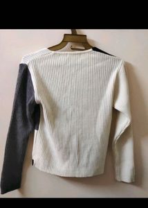 Color Block Knit Sweater
