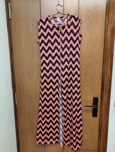 Printed Sleeveless Cape/ Top