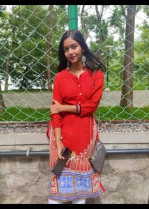 ❤️ 42.RUST COLOUR KURTA VERY COMFORTABLE ❤️