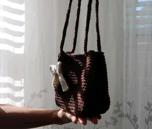 Handmade Crochet Shoulder Bag