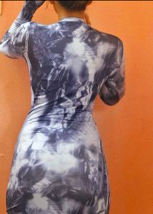 Tie-Dye Bodycon Dress