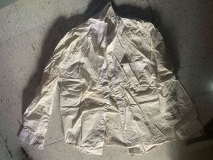 Men's Classic White Button-Down Shirt