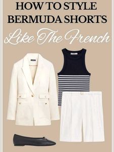 M&amp;S Peach Pink Bermuda Shorts