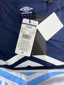Umbro Navy &amp; White Graphic T-Shirt