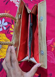 Embroidered Clutch Bag