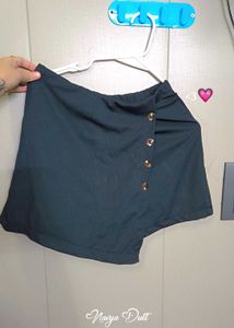 Black Asymmetrical Skirt