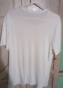 HRX Men's White Graphic T-Shirt